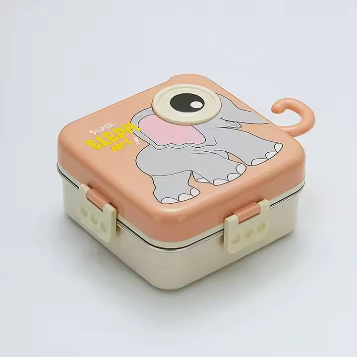 Animal Kingdom Bento Lunch Box – Leakproof, Kid-Friendly