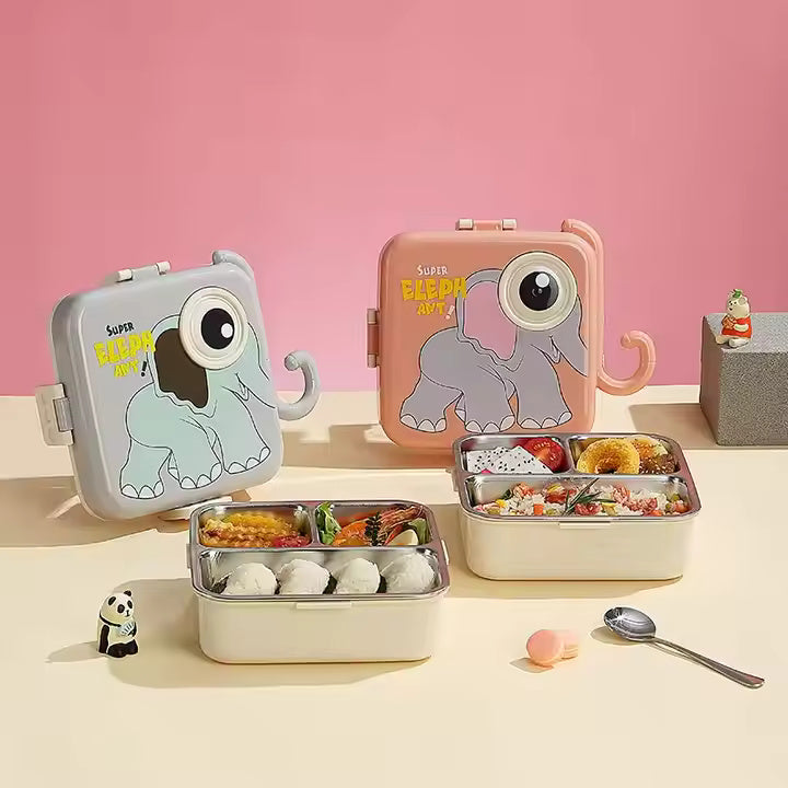 Animal Kingdom Bento Lunch Box – Leakproof, Kid-Friendly
