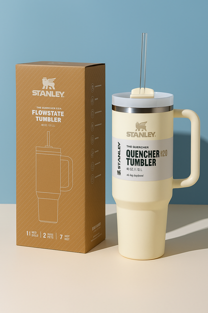 Stanley 1.2L Insulated Tumbler with Handle – Stainless Steel, Leakproof & Double-Wall Vacuum