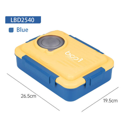 5 Section Leakproof Steel Bento Lunch Box – Durable, Stainless Steel & Kid-Friendly
